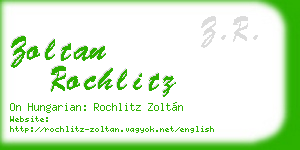 zoltan rochlitz business card